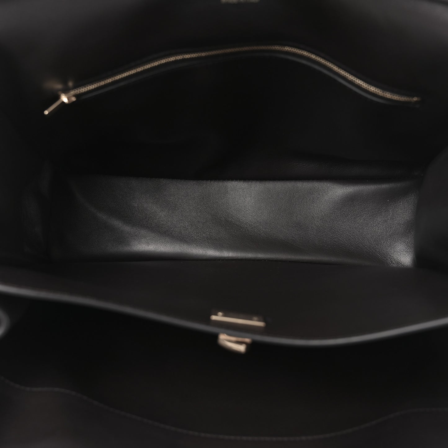 Natural Smooth Calfskin Medium Rodeo Top Handle Handbag Espresso