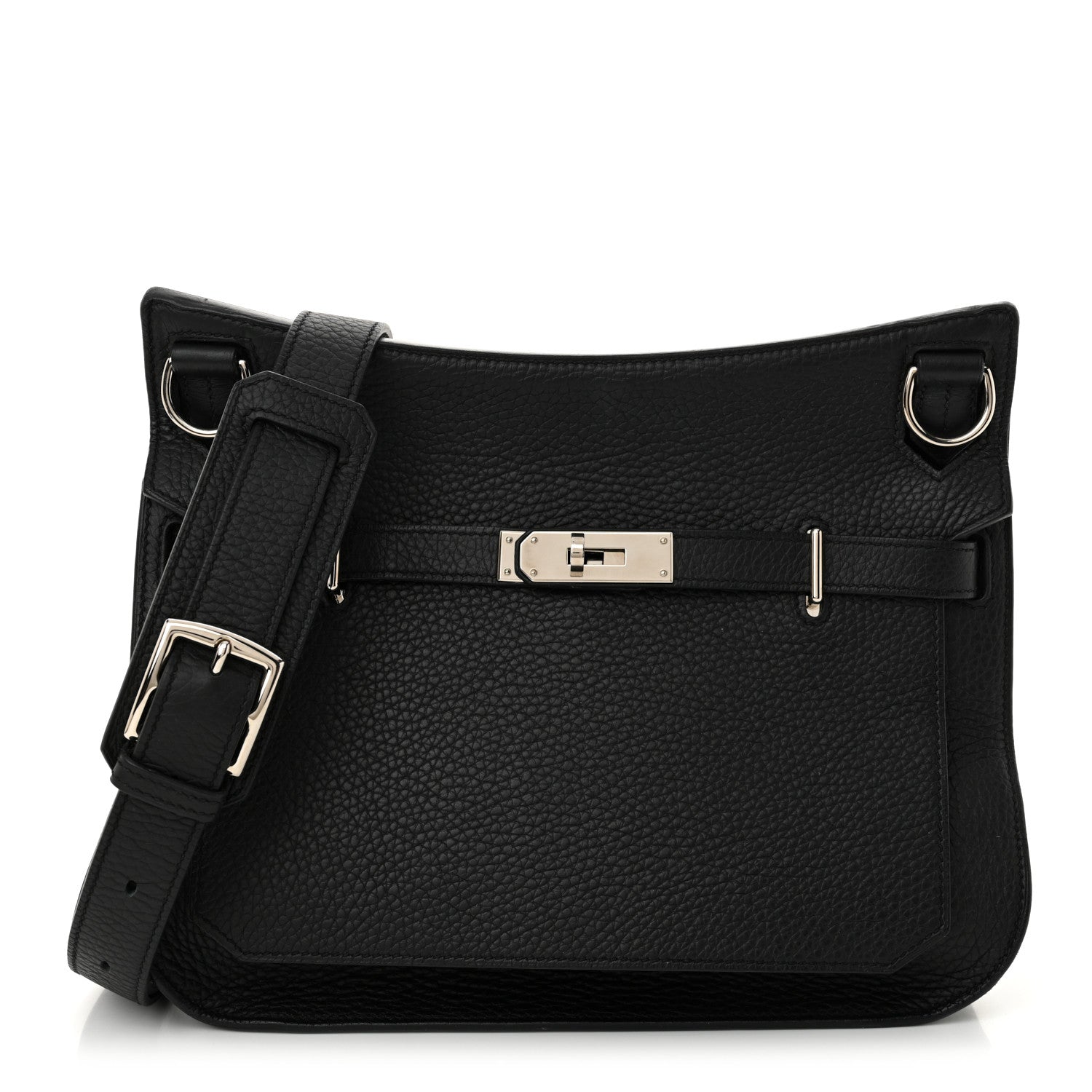 Hermes Taurillon Clemence Jypsiere 28 Black 1 of 13