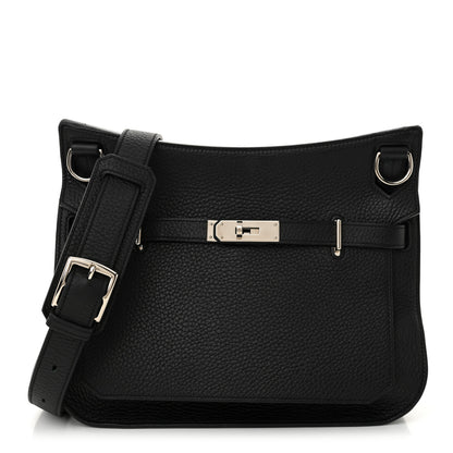 Hermes Taurillon Clemence Jypsiere 28 Black 1 of 13