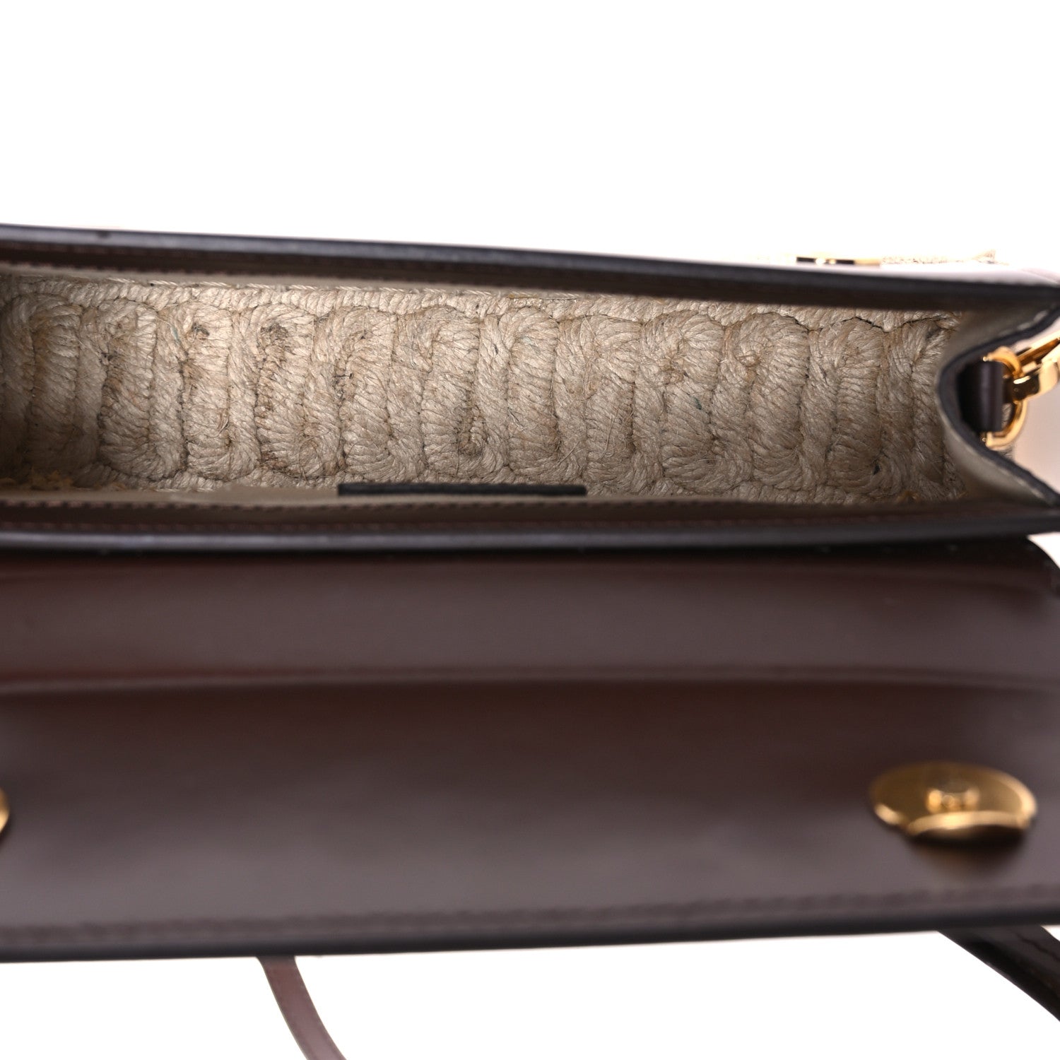 Jacquemus Calfskin Raffia Le Chiquito Long Cordao Brown 5 of 10