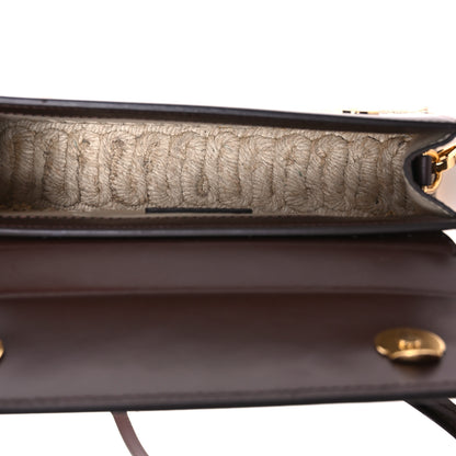 Jacquemus Calfskin Raffia Le Chiquito Long Cordao Brown 5 of 10