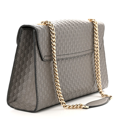 Gucci Soft Microguccissima Medium Emily Chain Shoulder Bag Loess 3 of 10