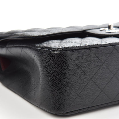 Chanel Caviar Quilted Jumbo Double Flap Black 10 of 12