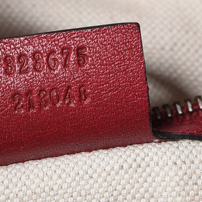 Gucci Monogram Medium Miss GG Top Handle Bag Dark Red 7 of 10