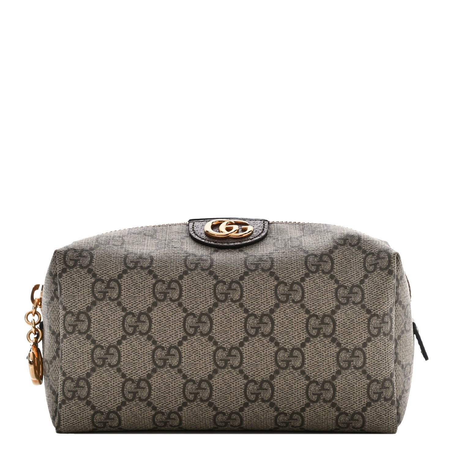 Gucci Soft GG Supreme Monogram Calfskin Medium Ophidia Cosmetic Case Beige Ebony New Acero 1 of 10