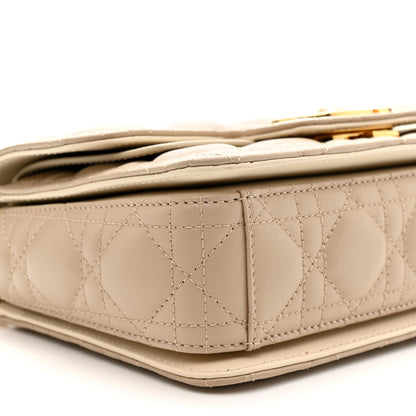 Christian Dior Lambskin Cannage Small Jolie Top Handle Bag Powder Beige Latte 9 of 10