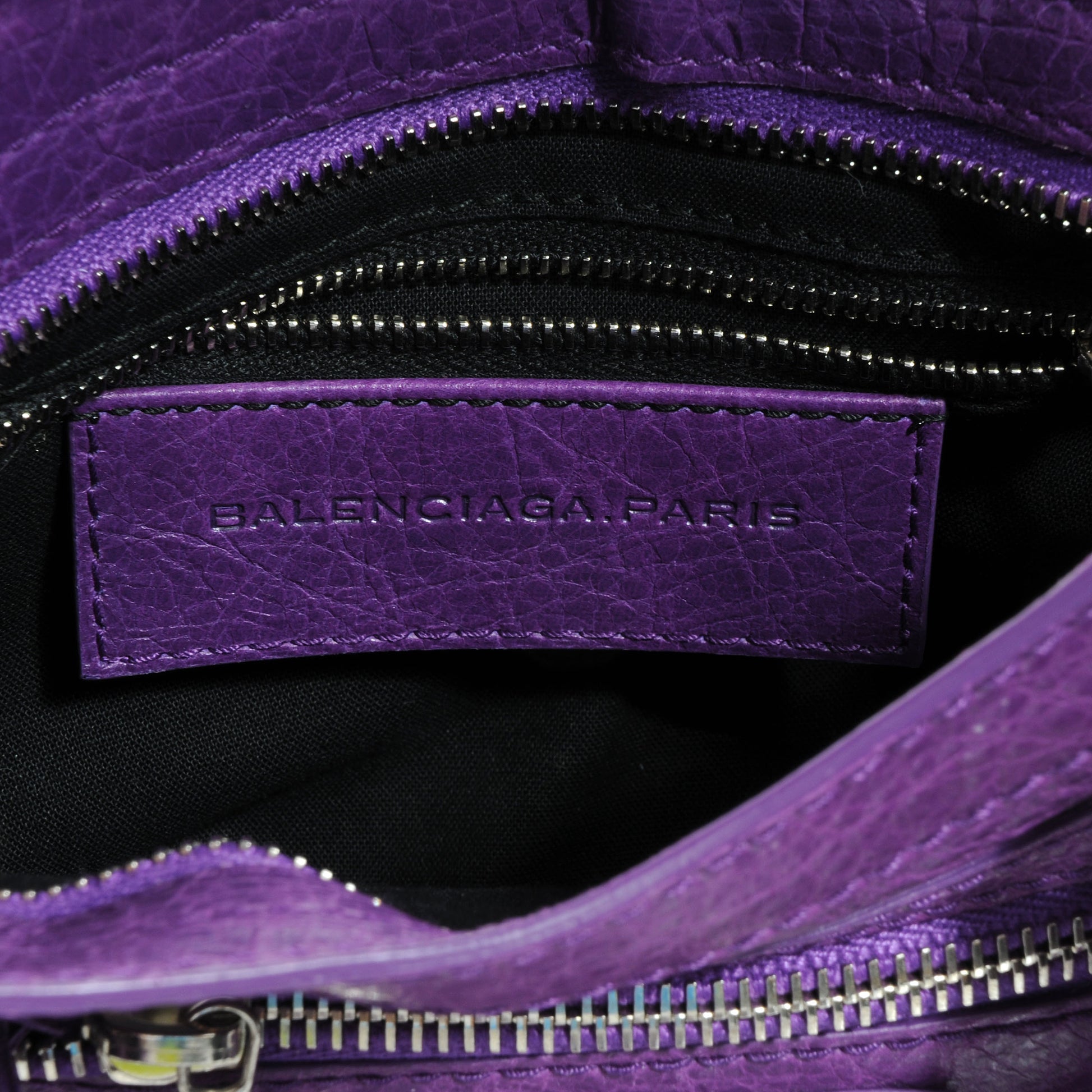 Balenciaga Agneau Giant 12 Silver Hardware Mini City Ultraviolet 6 of 11