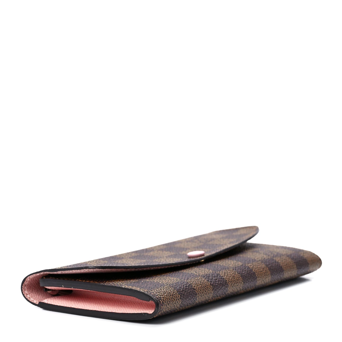 Damier Ebene Emilie Wallet Rose Ballerine