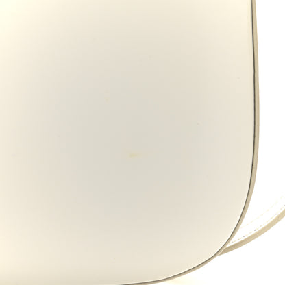Prada Spazzolato Cleo Flap Shoulder Bag White 7 of 10