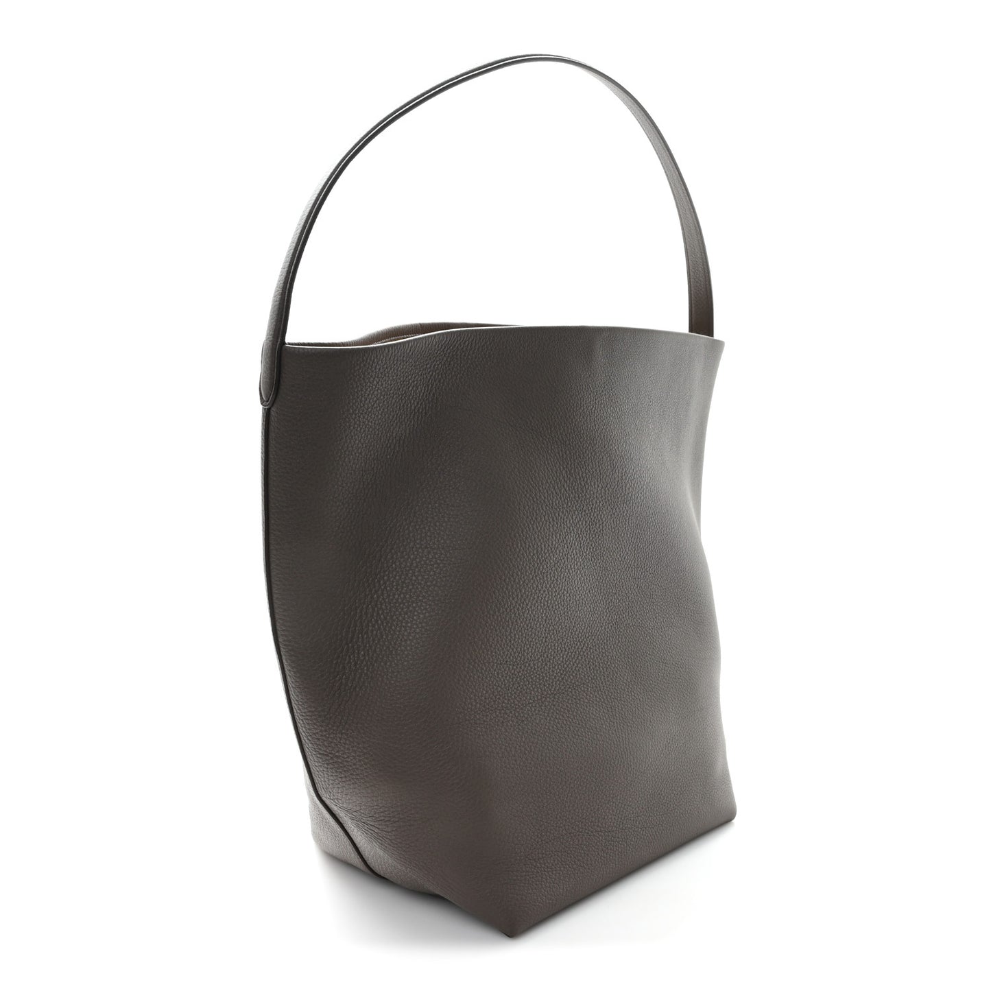 Grained Calfskin Large N/S Park Tote French Grey