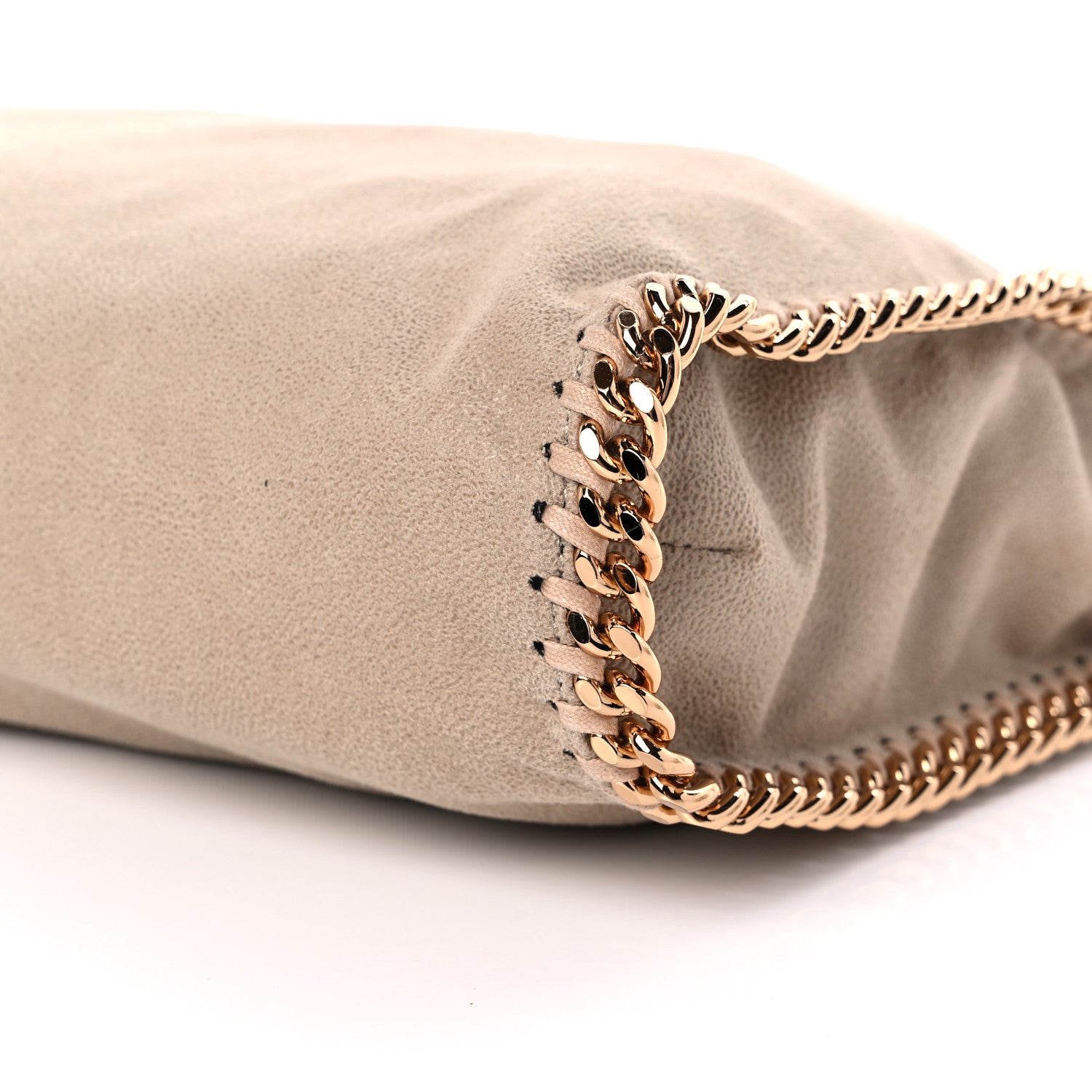 Stella McCartney Shaggy Deer Falabella Fold Over Tote Taupe 9 of 10