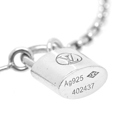 Louis Vuitton Sterling Silver Lockit Bracelet 4 of 5