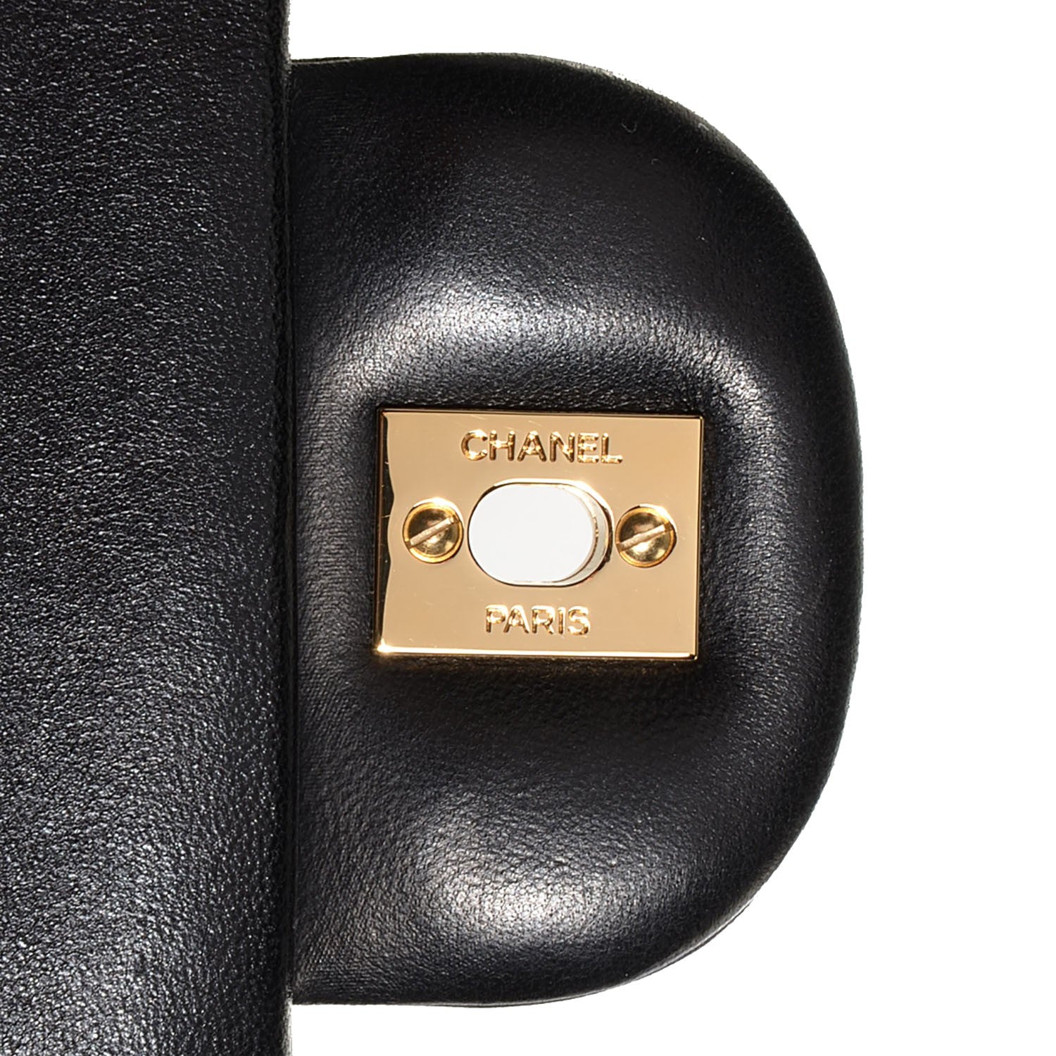 Chanel Lambskin Quilted Jumbo Double Flap Black 9 of 9