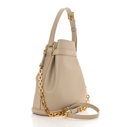 Christian Dior Calfskin CD Embossed Medium C'est Dior Bag Powder Beige 2 of 10