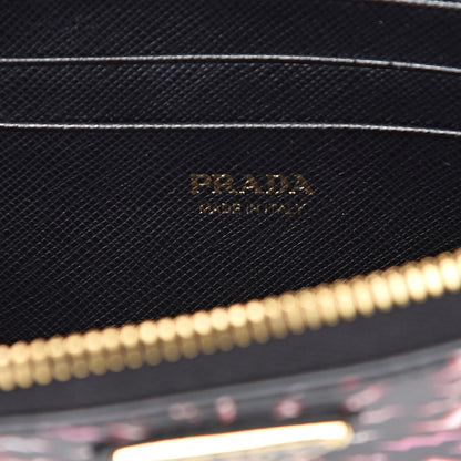 Prada X UNIVERSAL STUDIOS Saffiano Thunder Frankenstein Mini Double Zip Chain Crossbody Bag Lacca 8 of 11