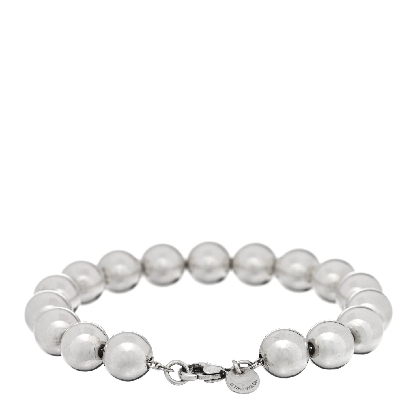 Sterling Silver 10mm Hardwear Ball Bracelet
