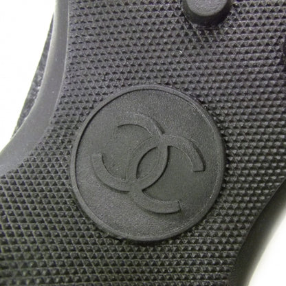 Chanel Leather Denim Slides 8 5 of 7