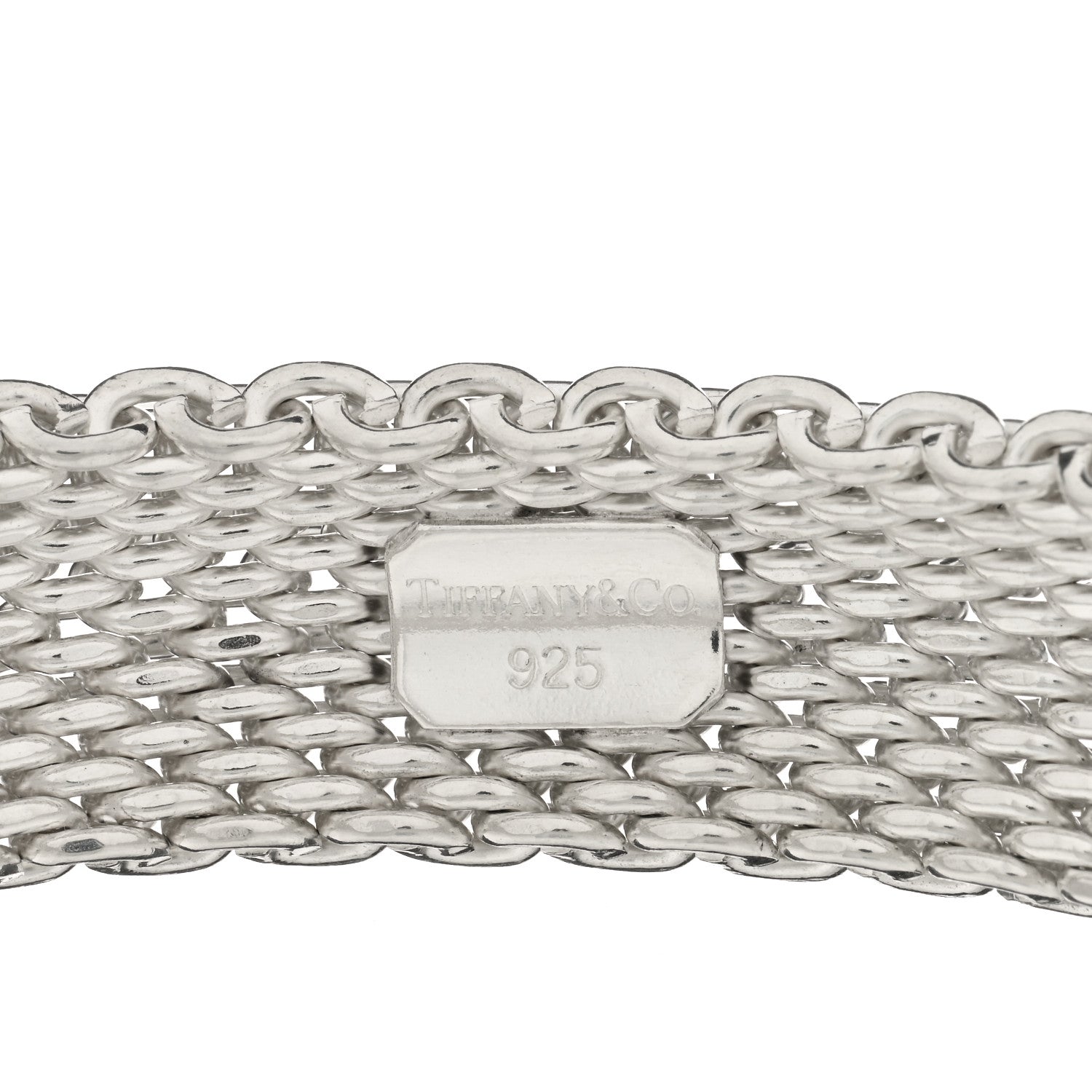 Tiffany Sterling Silver Somerset Mesh Bracelet 3 of 3