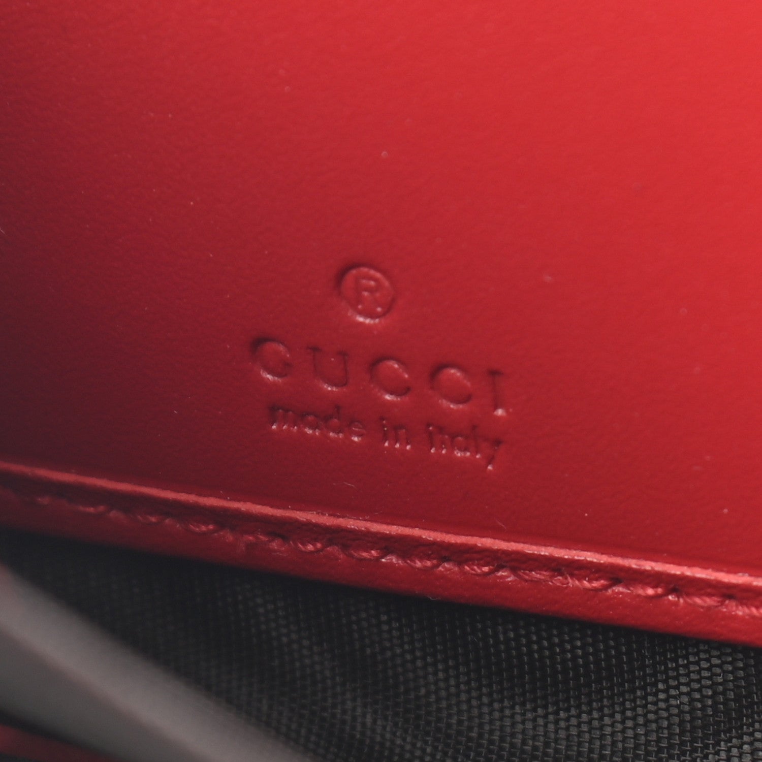 Gucci GG Supreme Monogram Cherries Zip Around Wallet Hibiscus Red 6 of 7