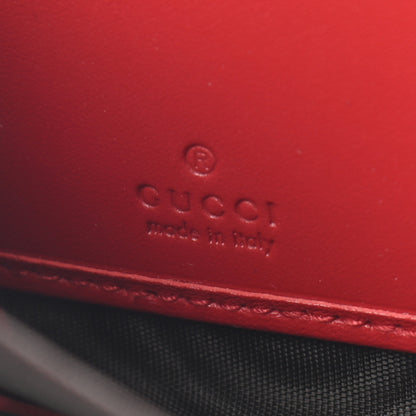Gucci GG Supreme Monogram Cherries Zip Around Wallet Hibiscus Red 6 of 7