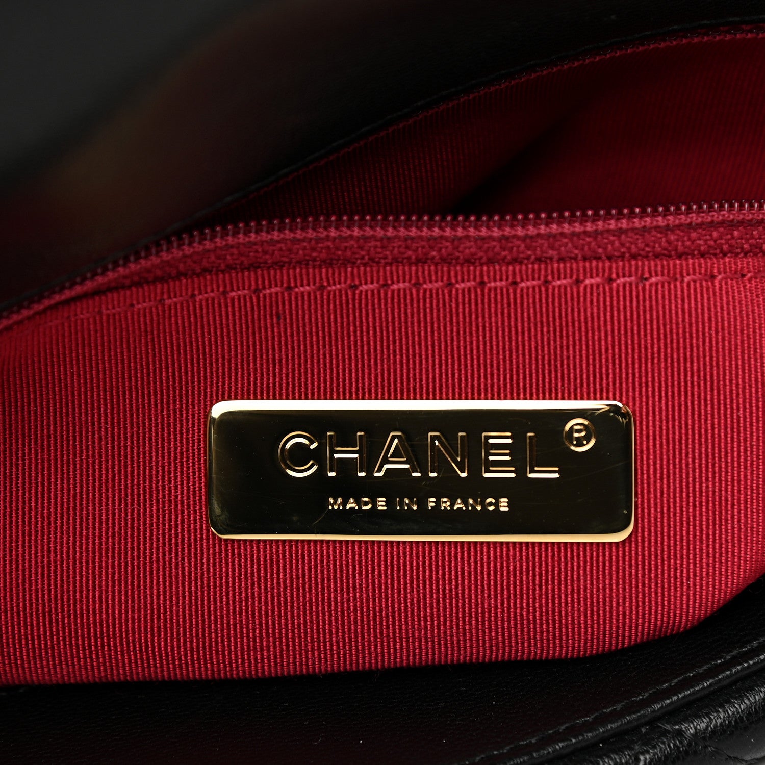 Chanel Goatskin Quilted Large Chanel 19 Flap Black 6 of 11