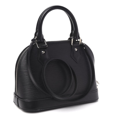 Louis Vuitton Epi Alma BB Black 3 of 9