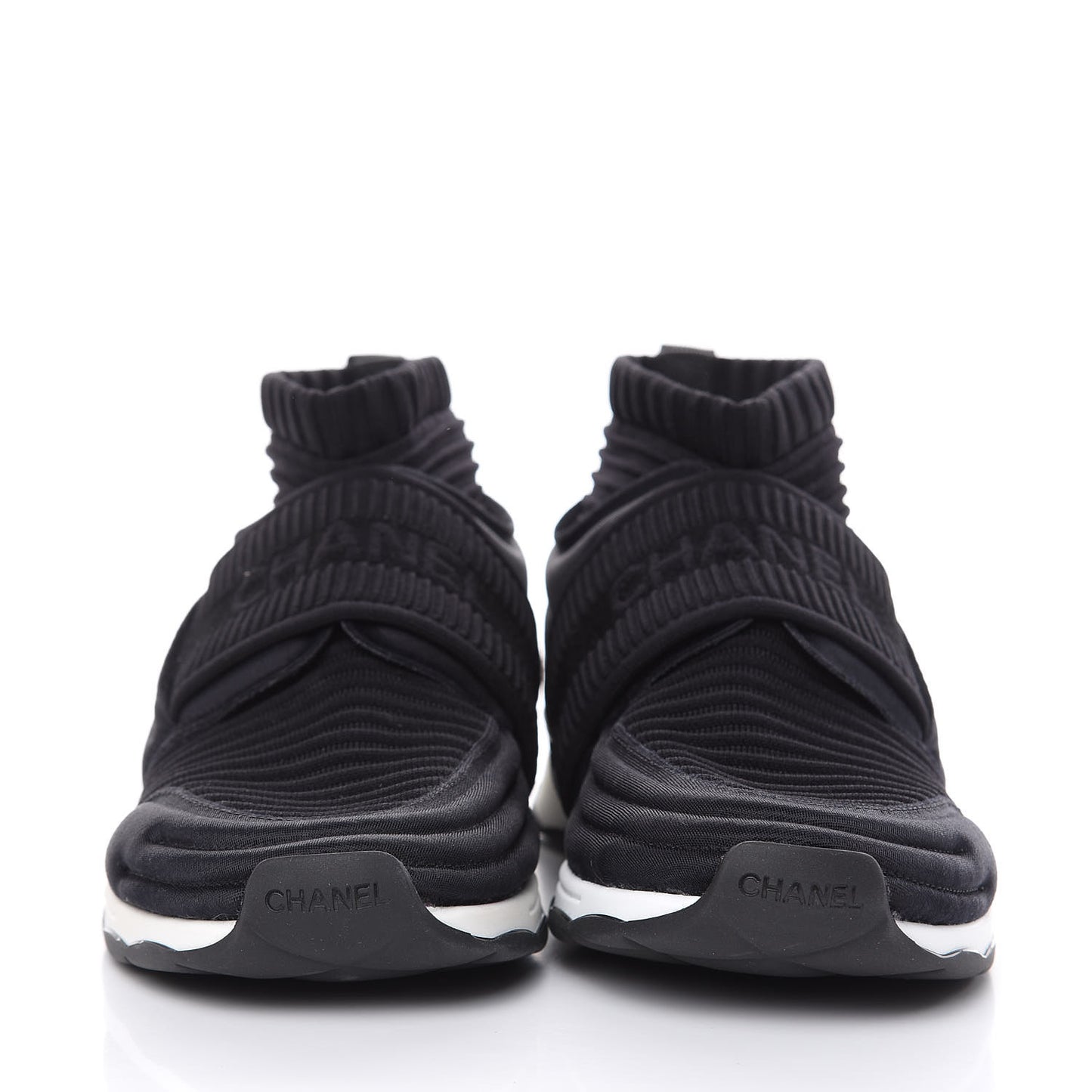 Stretch Fabric CC Sneakers 37 Black