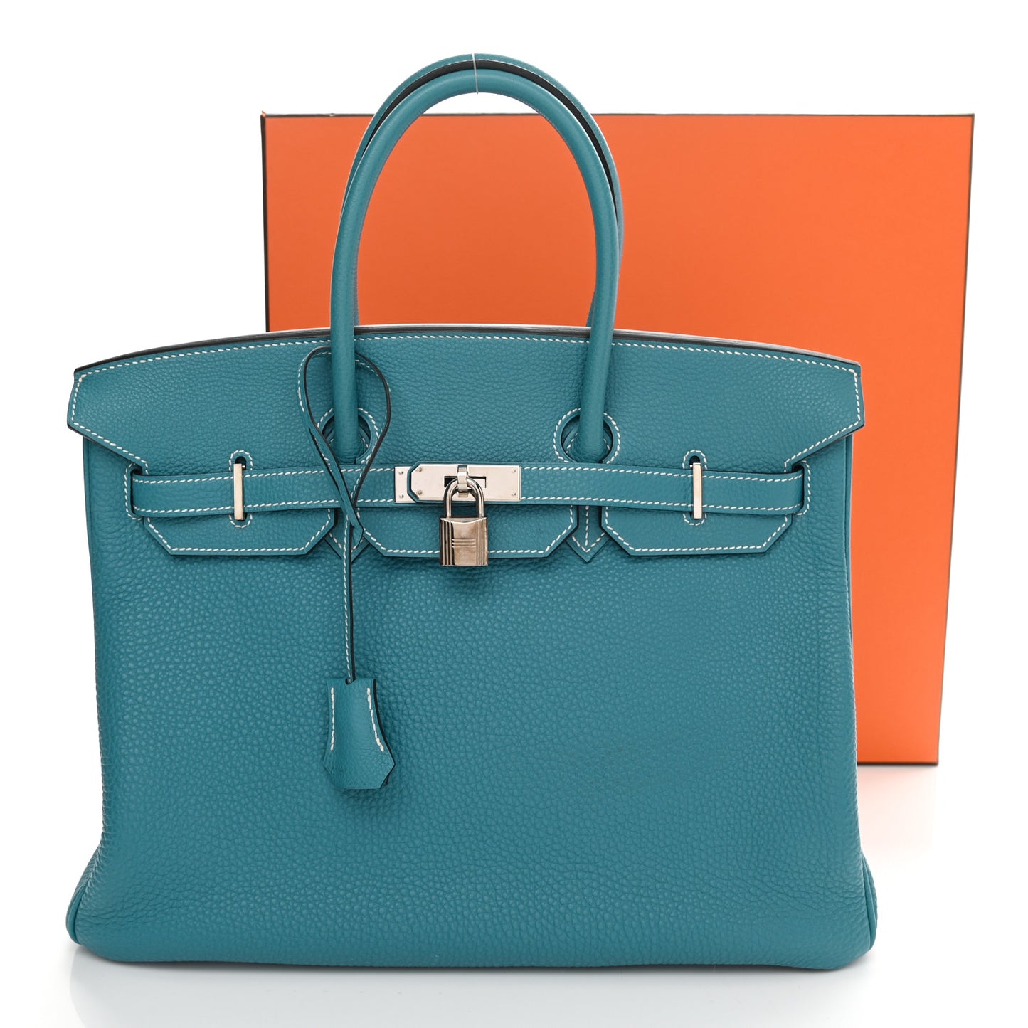 Togo Birkin 35 Blue Jean