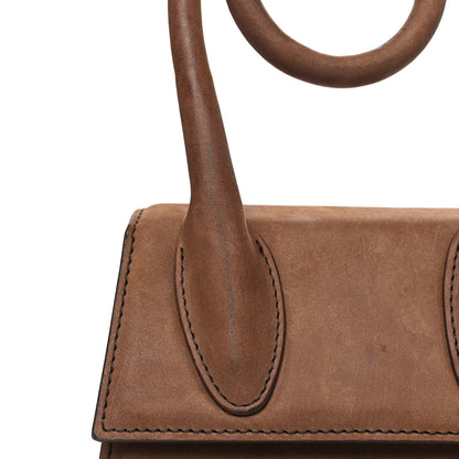 Jacquemus Suede Le Chiquito Noeud Brown 11 of 11