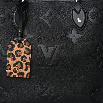 Louis Vuitton Empreinte Monogram Giant Wild At Heart Neverfull MM Black 8 of 11
