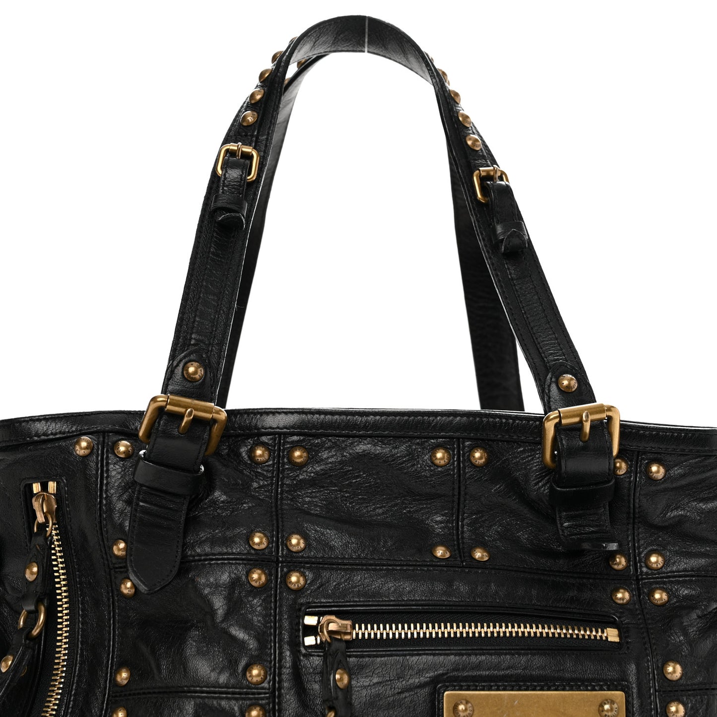 Lambskin Riveting Black