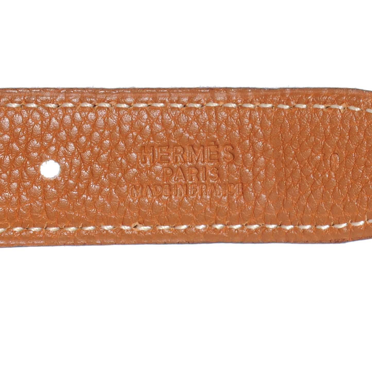 Box Togo Constance 24mm H Belt 70 Black Gold