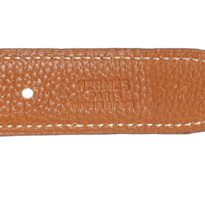 Hermes Box Togo Constance 24mm H Belt 70 Black Gold 4 of 6