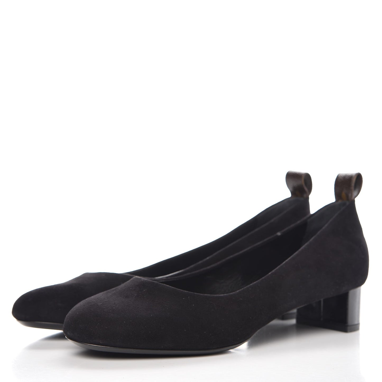 Suede Uniformes Pump 38.5 Black