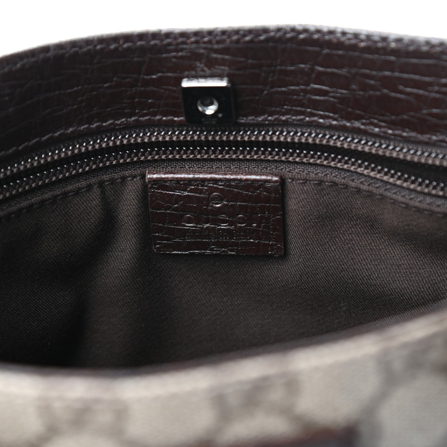 Gucci GG Plus Monogram Flat Vertical Tote Dark Brown 6 of 9
