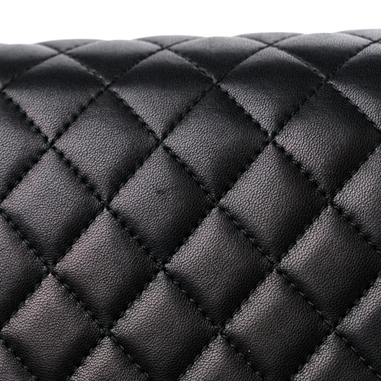 Calfskin Quilted New Medium Boy Flap Black