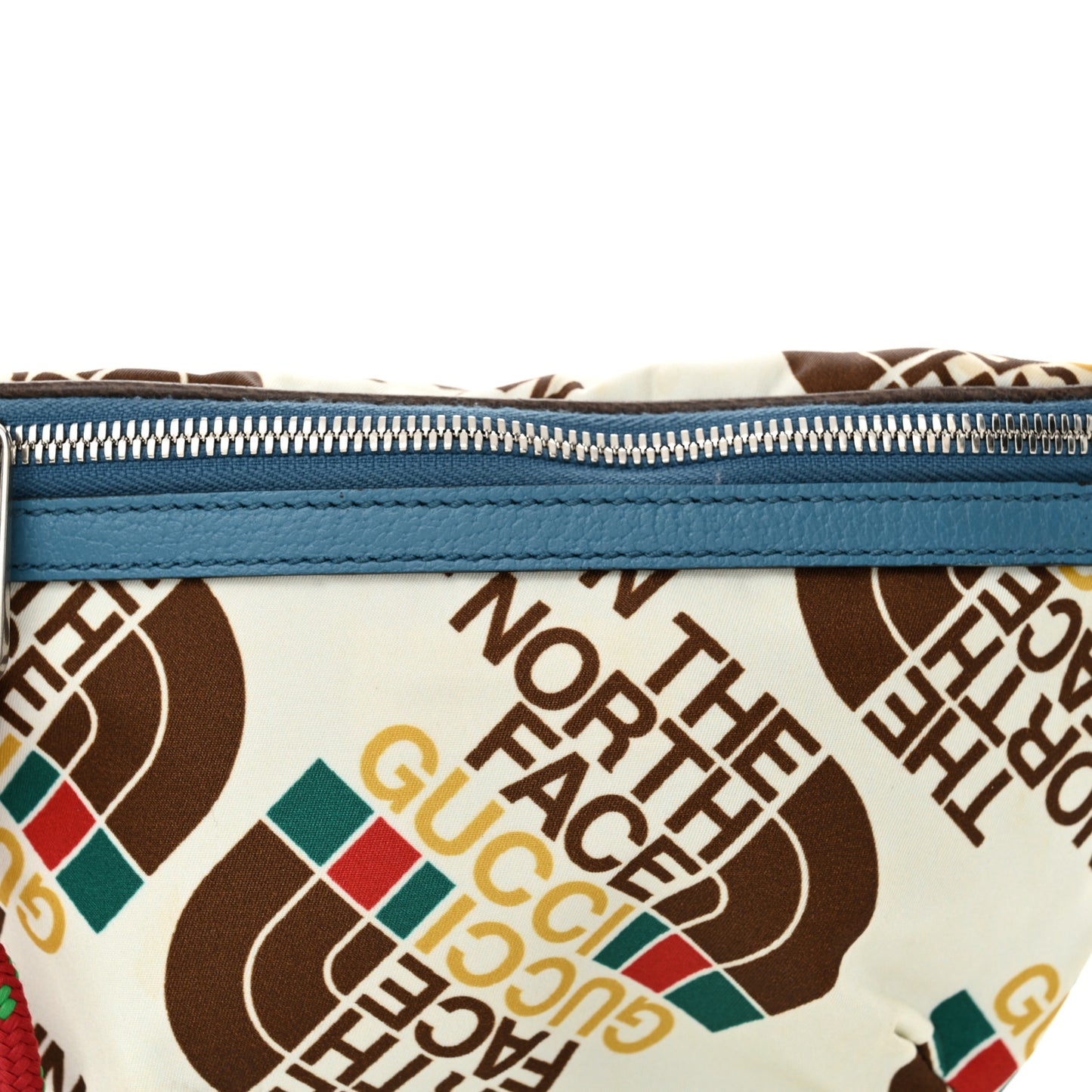 X THE NORTH FACE Econyl Nylon Belt Bag White Sky Blue