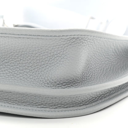Hermes Taurillon Clemence Evelyne III PM Bleu Pale 9 of 9