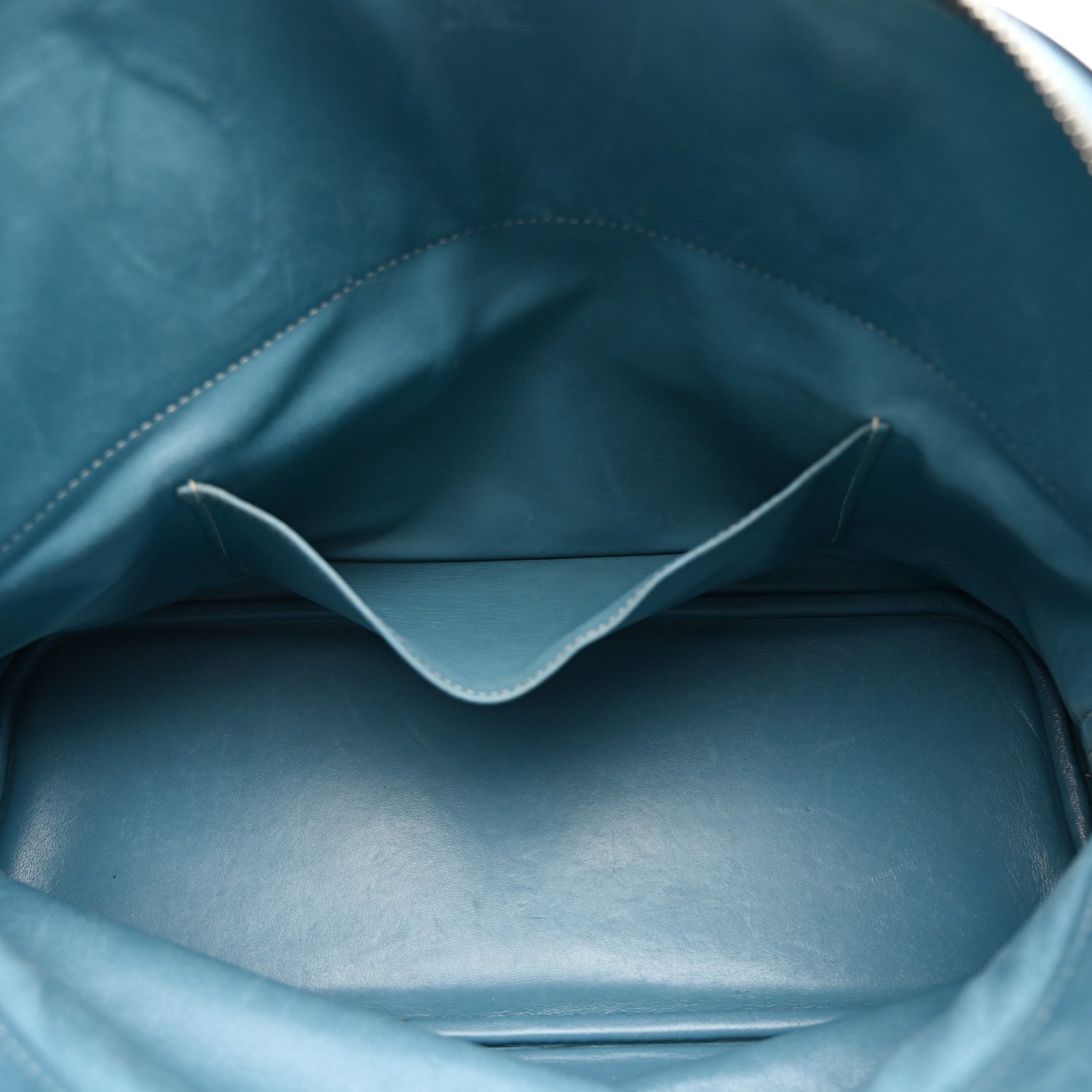 Hermes Taurillon Clemence Bolide 35 Bleu Jean 11 of 18