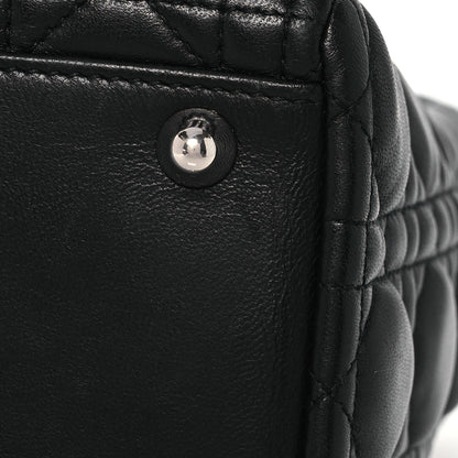 Christian Dior Lambskin Cannage Large Lady Dior Black 11 of 13