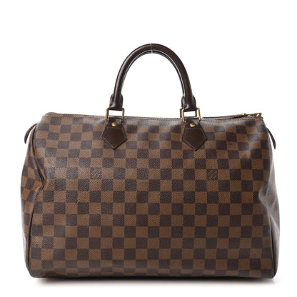 Louis Vuitton Damier Ebene Speedy 35 1 of 13