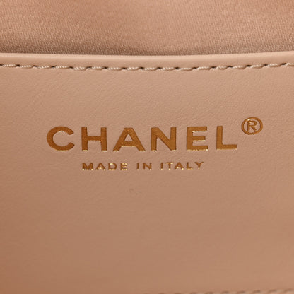 Chanel Metallic Caviar Quilted Mini Chanel 25 Handbag Copper 6 of 11