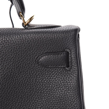 Hermes Togo Kelly Retourne 32 Black 14 of 38