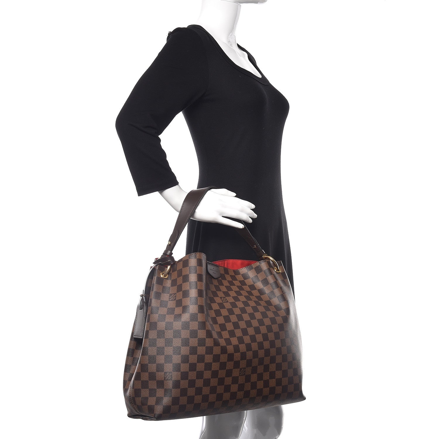 Louis Vuitton Damier Ebene Graceful MM 2 of 9