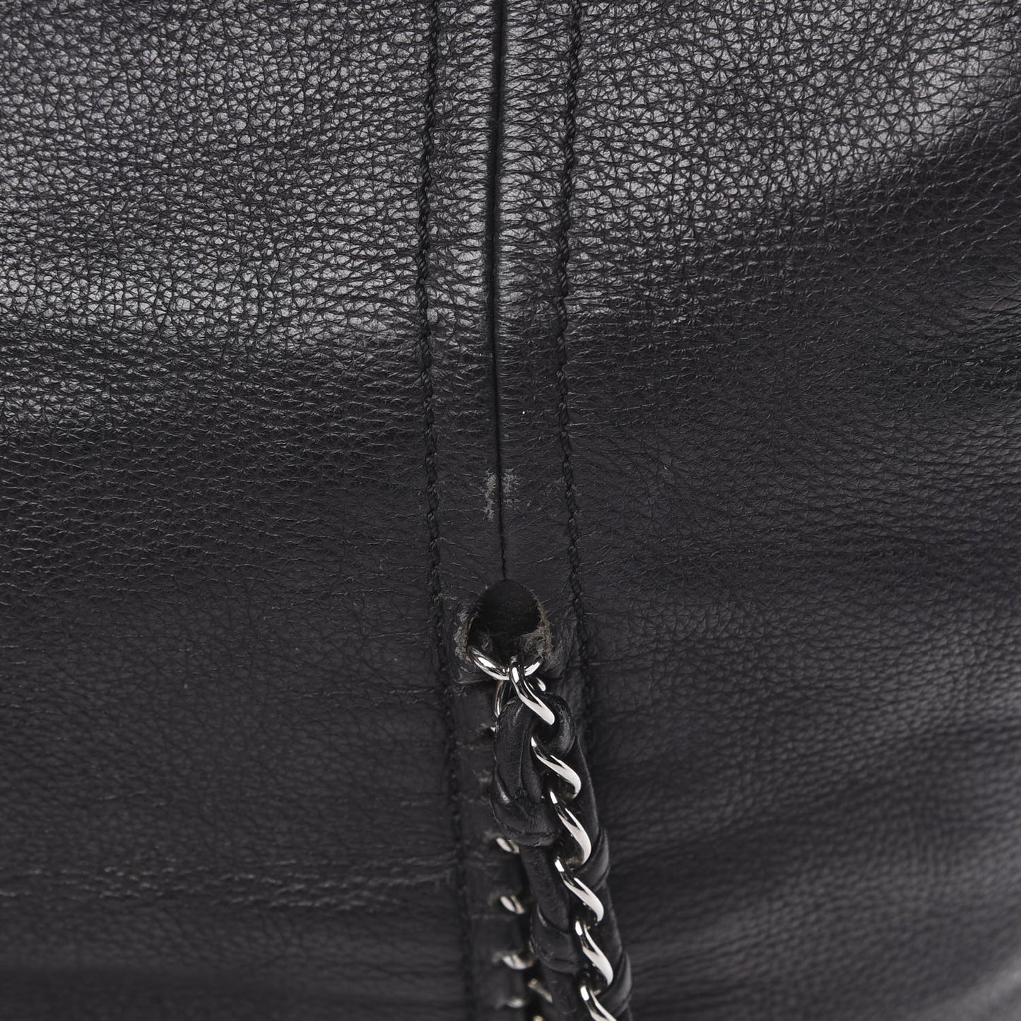 Deerskin Luxe Ligne Tote Black