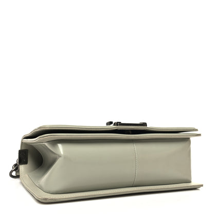 Chanel Glazed Calfskin Medium Boy Flap Grey 4 of 10