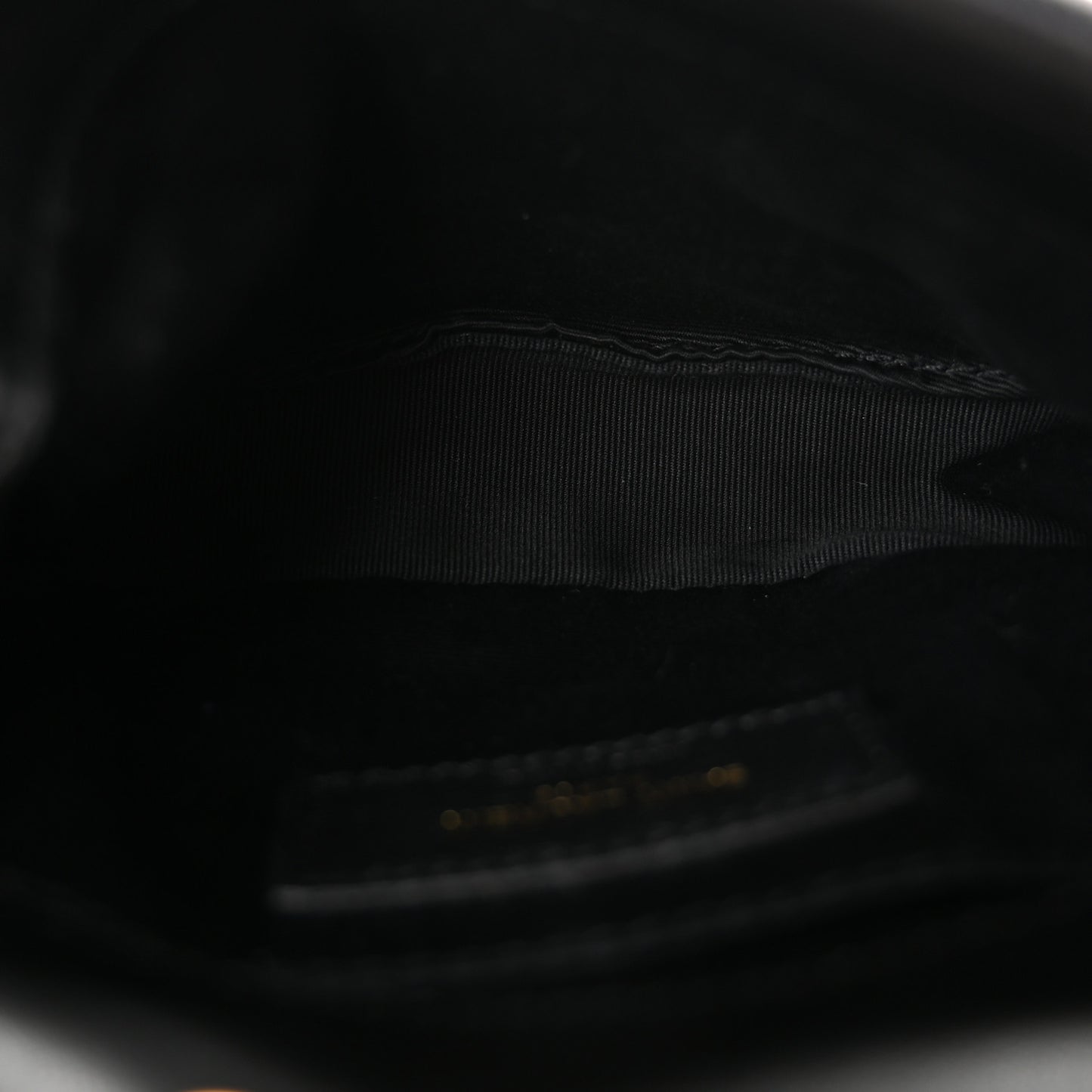 Lambskin Patchwork Monogram Nano Jamie 4.3 Black