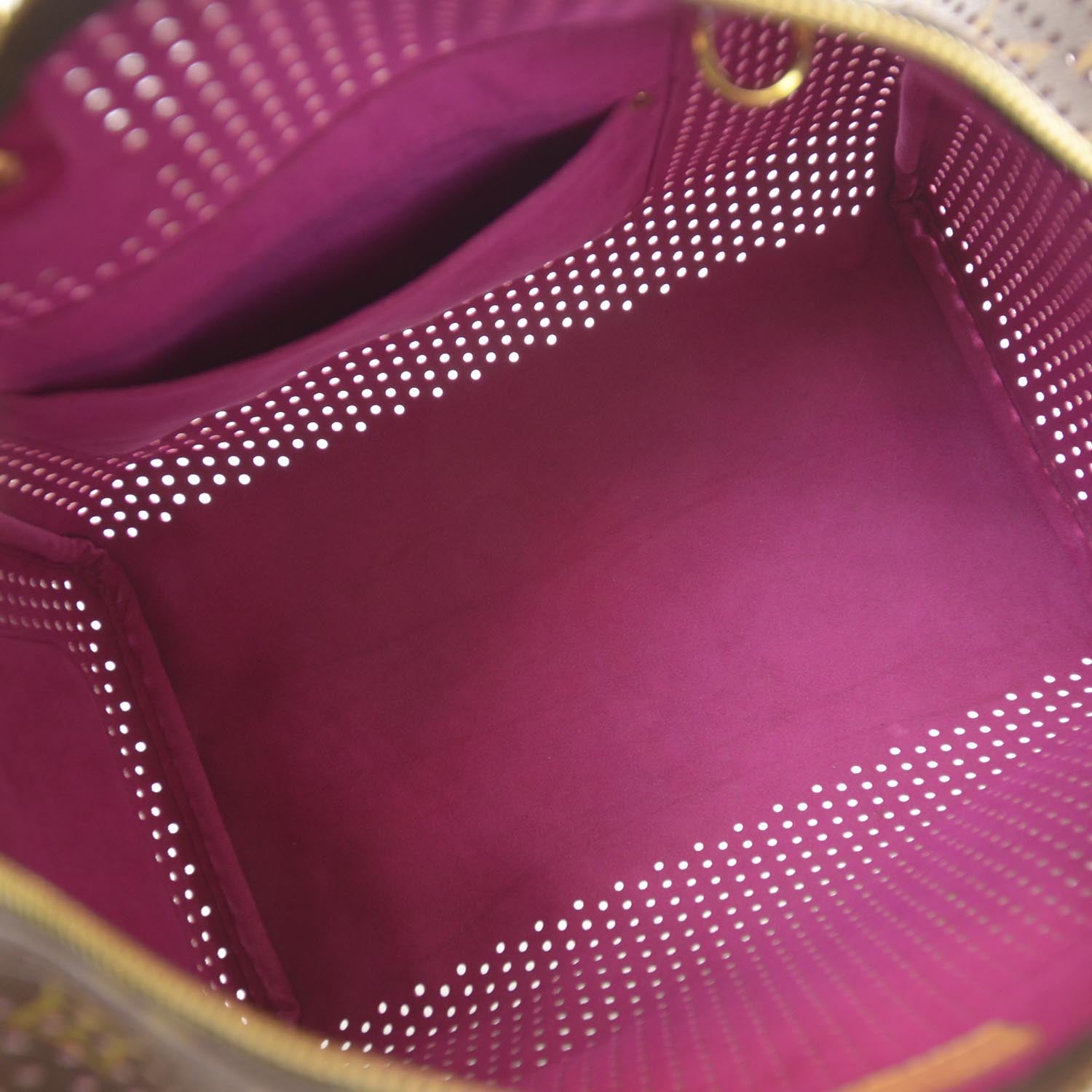 Louis Vuitton Monogram Perforated Speedy 30 Fuchsia 6 of 7