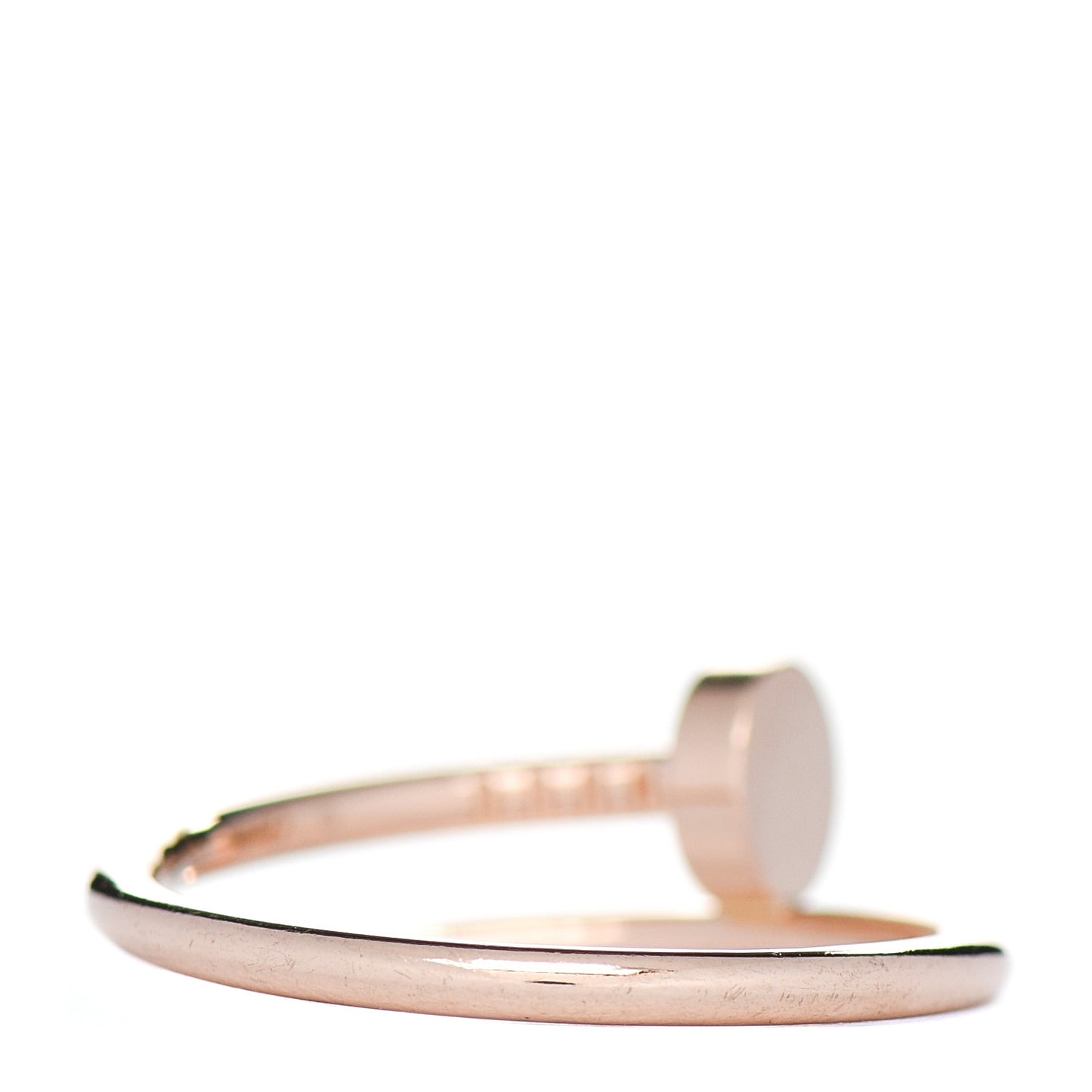 18K Pink Gold Small Juste Un Clou Ring 55 7.25