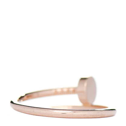 Cartier 18K Pink Gold Small Juste Un Clou Ring 55 7.25 3 of 5